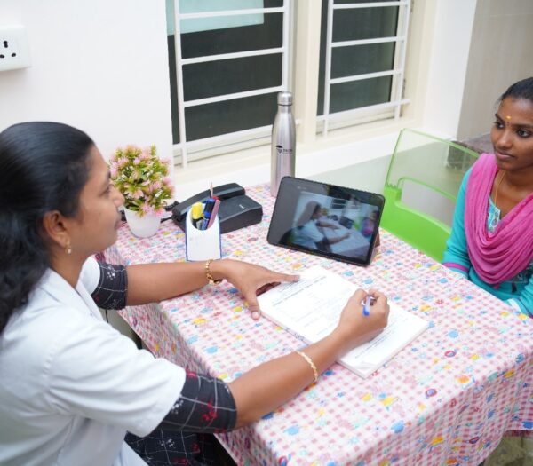 Rathna Fertility Center - doctor seeing the patient