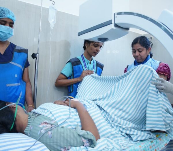 Rathna Fertility Center - doctor checking the patient
